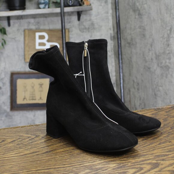 A New Day Womens Dolly Ankle Boots 88098509 Black 6M - Picture 1 of 7